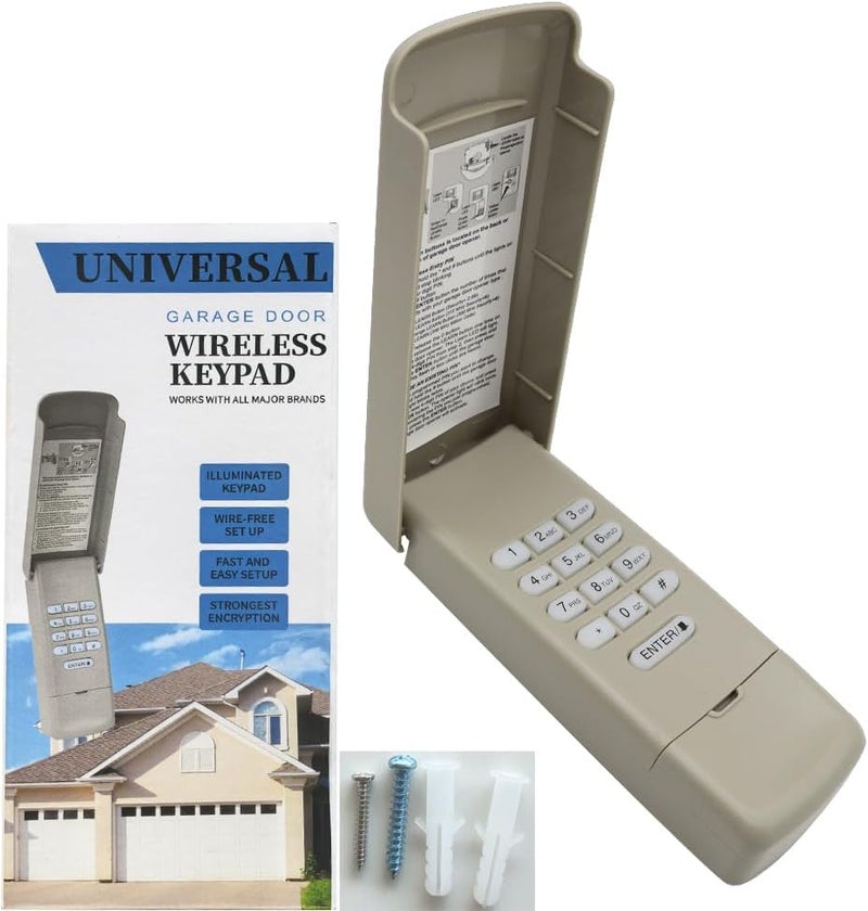 Iqqooe for 877LM Garage Door Opener Keypad, Compatible with Craftsman/liftmaster/Chamberlain Opener Produced Since 1993, Wireless Keyless Entry, Replace 877max/878max, G940EV-P2, 3-Year-Warranty - Image 1